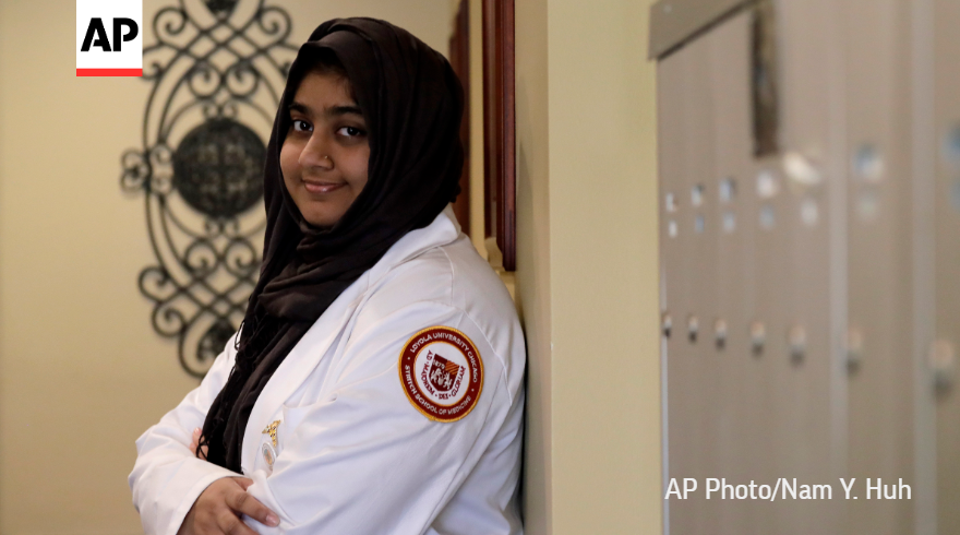 “I’ve had so much anxiety and it feels like something has lifted off my shoulders.”Sumbul Siddiqui, 27, a second-year medical student at Loyola University Chicago Stritch School of Medicine who wants to focus on public health.