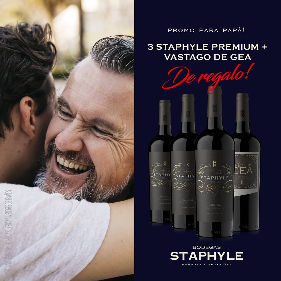 bodegastaphyle's tweet photo. 🍷 #DíaDelPadre Regalá #Vino y compartilo!! 🍷🍷🍾 
Aquí una imperdible oportunidad que hemos preparado para disfrutar con Papá. #Staphyle 
📞Válido para todo el #GranMendoza 🍷🍷
🍷Consultas y pedidos al Whatsapp:  
+54 9 11 6181-0436 https://t.co/qtNxERNVq9