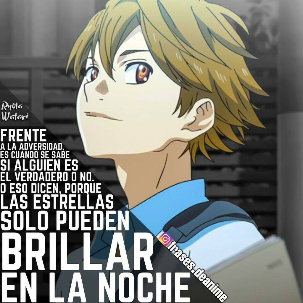 Frases de Anime ツ on X: El Personaje: Ryota Watari ! El Anime: Shigatsu wa  Kimi no Uso . Frase aportada por @leandro.ojeda121    / X