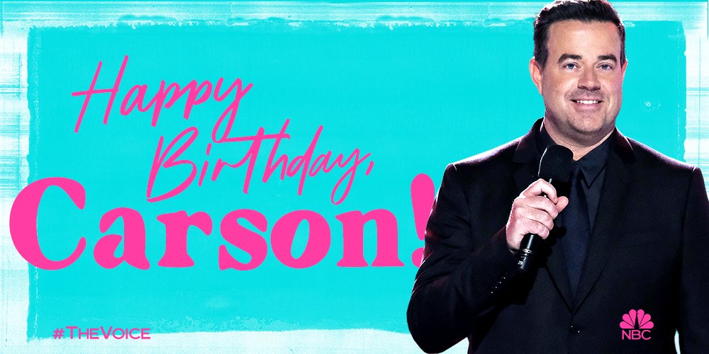 Wishing a very happy birthday to the wonderful Carson Daly!  