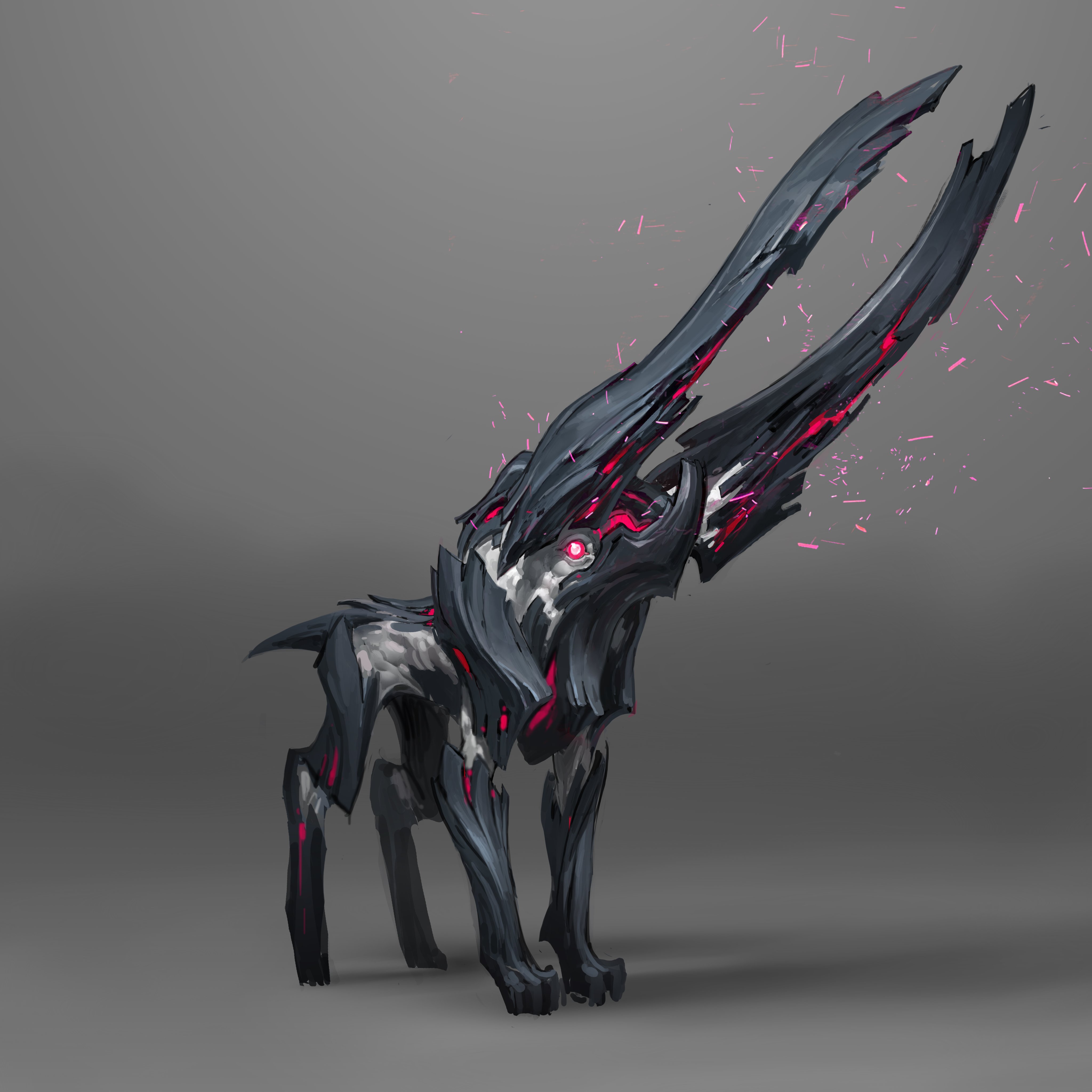 Инопланетный дракон. Кибервселенная robert chew. Существа будущего. Гигантский инопланетный монстр. Существа будущего.