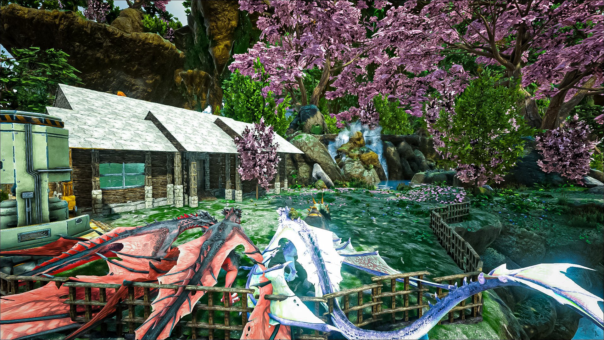 むー Ark クリスタルアイルズ どこも景色がよくて死ぬほど迷ったけど この浮遊島で生活することにしました たまに池から カワウソ 変種 が出てきて 庭まで挨拶しにきてくれます 画像は朝 昼 夜 むー Ark クリスタルアイルズ どこも景色がよくて死ぬほど迷ったけど この浮遊島で生活することにしました たまに池から カワウソ 変種 が出てきて 庭まで挨拶しにきてくれます 画像は朝 昼 夜