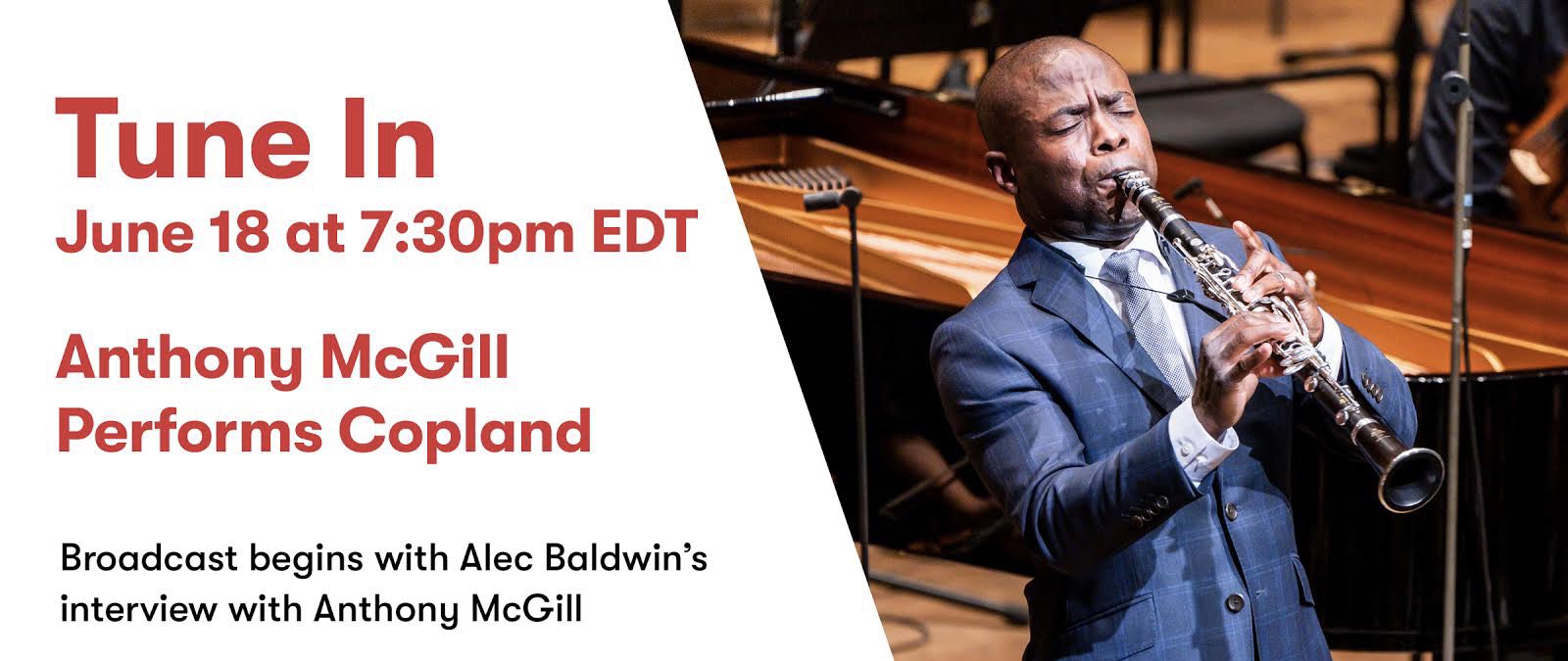 New York Philharmonic On Twitter Live Now Watch Principal Clarinet Anthony Mcgill Mcgillab Perform Copland S Clarinet Concerto Https T Co Wgch3l0y6f Https T Co Slmywoho20
