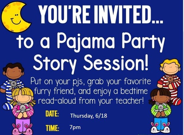 MrsClarkin_fb's tweet photo. Ss enjoyed our last Pajama Party story Google Meet tonight! So #emotional as we start to end the year. #readingrocks #petethecat #hpsdistancelearning https://t.co/zSU6c1MyL0