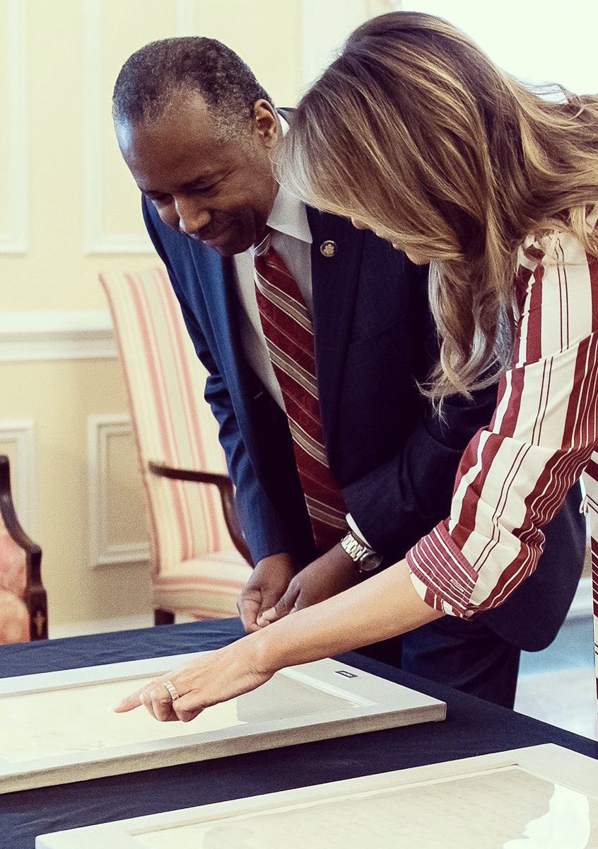 Today, @SecretaryCarson & I visited the @USNatArchives to view the Emancipation Proclamation & Charters of Freedom. The significance behind these documents is an important reminder that our nation is built on the principles of freedom, liberty & equality for all. #Juneteenth