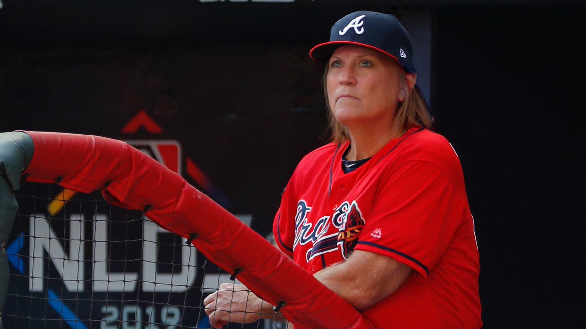 notkdk3's tweet image. The Braves as women, a thread:
