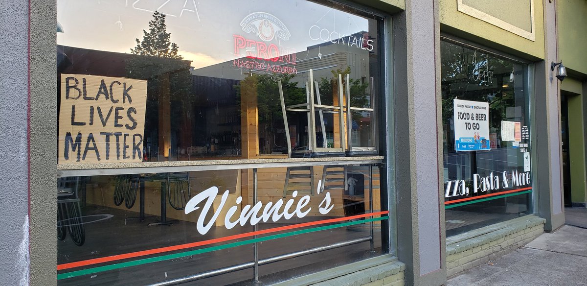 Downtown #VanWA gets it. #BlackLivesMattters