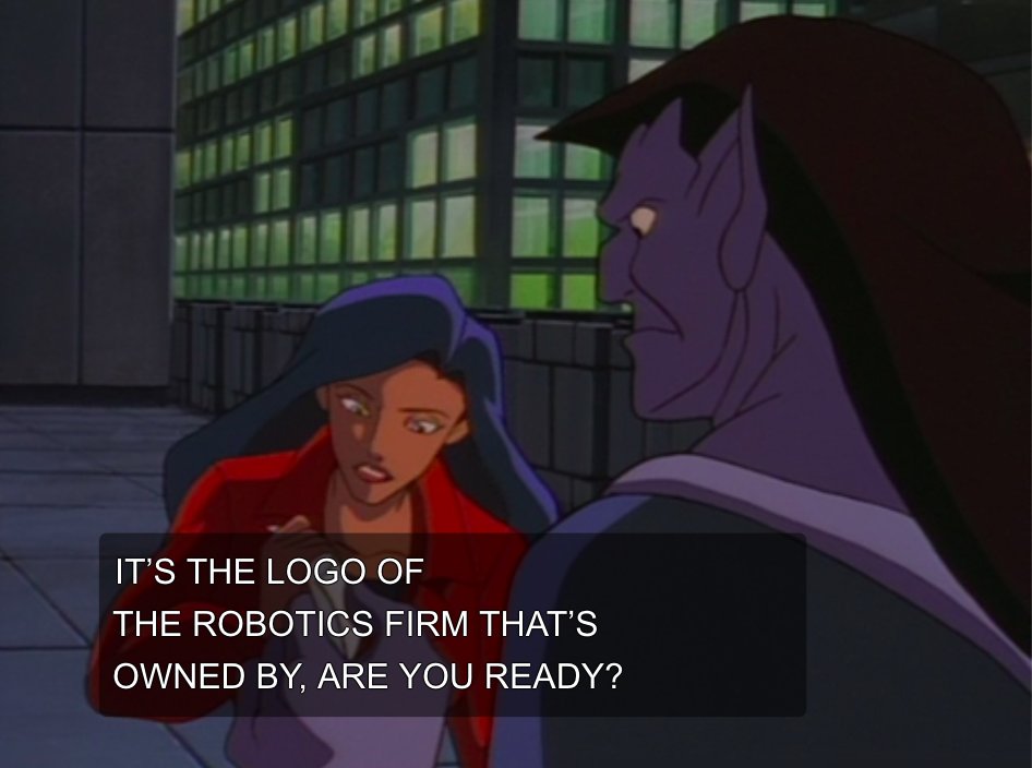 Of COURSE it is. Xanatos doesn’t care about what’s “smart” or “moral” or “a good idea” he just lives for the attention