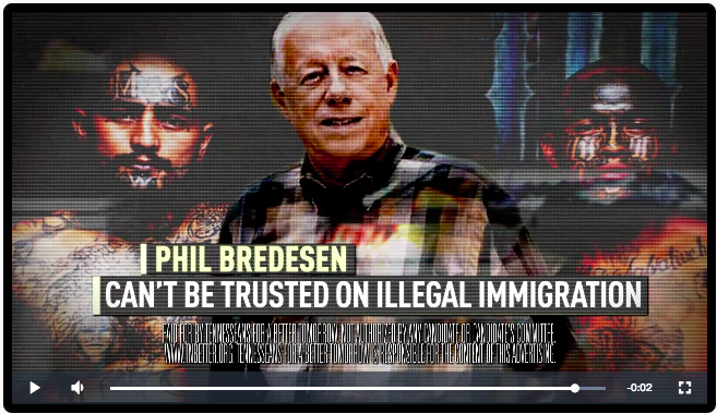 Here’s a  @VoteMarsha ad of  @PhilBredesen morphing into a brown gangster for reference. (21/?