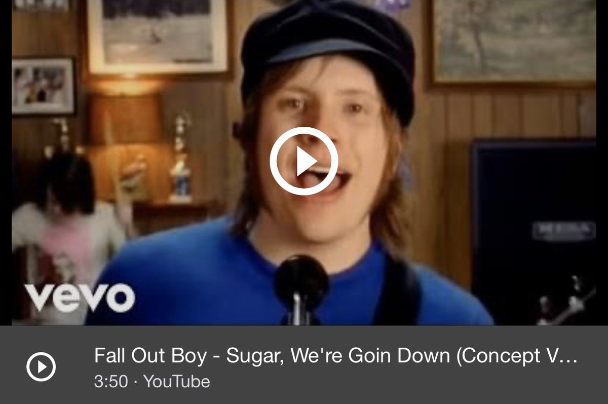 Fall Out Boy music videos as random images (cursed?)