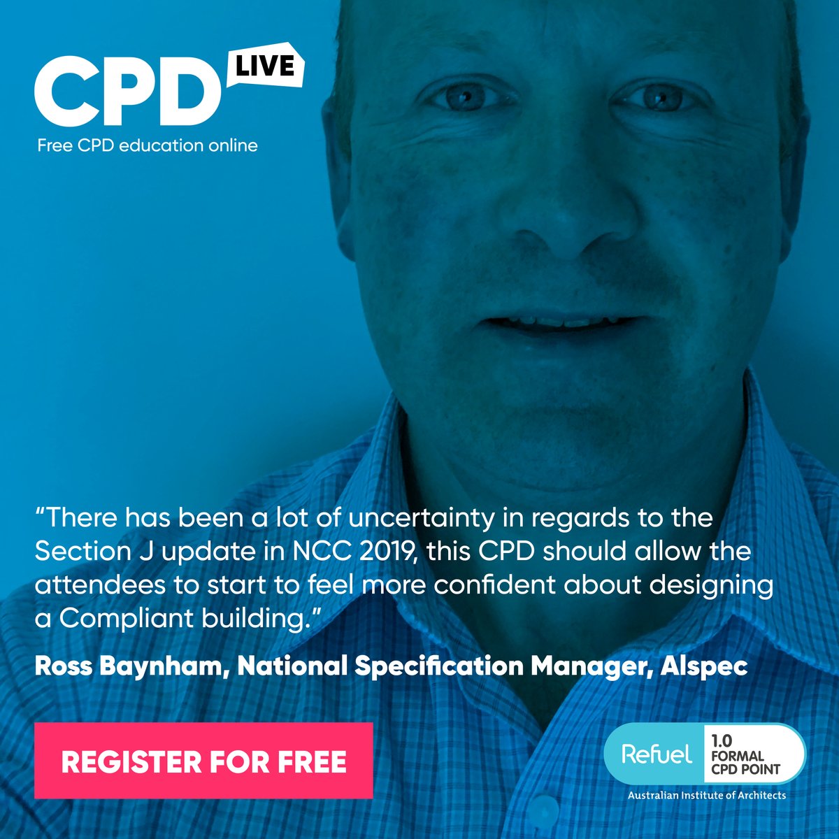 Ross Baynham shares the importance of attending the CPD Live session on Understanding Section J NCC 2019 for Windows and Doors next week.
Register to attend for free now: bit.ly/windowsdoorsCP…