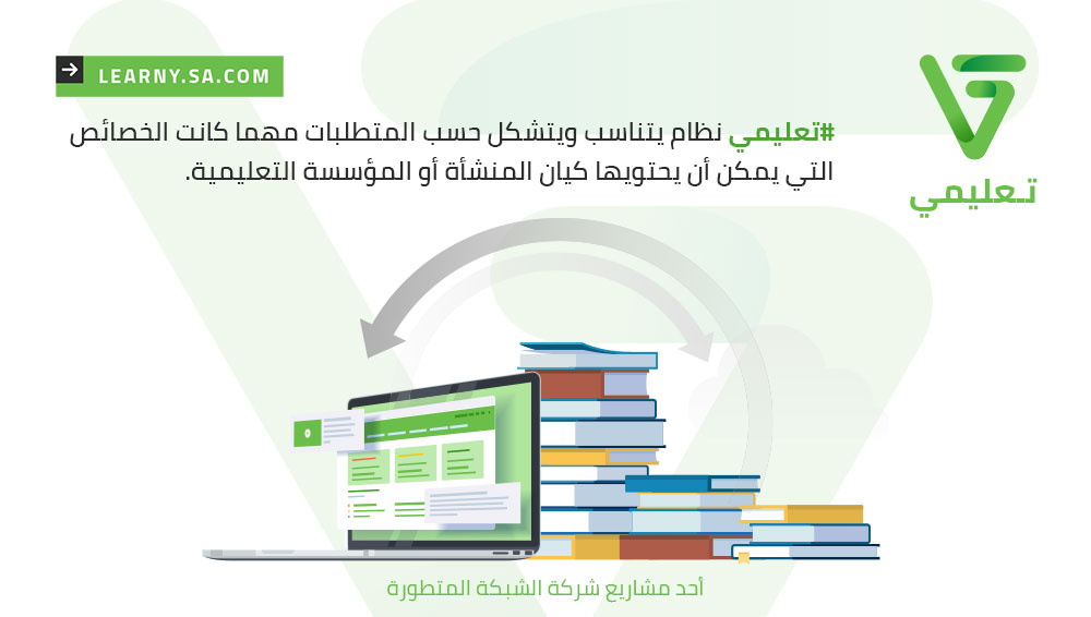 LearnySA's tweet image. #تعليمي نظام يتناسب ويتشكل حسب المتطلبات مهما كانت الخصائص التي يمكن أن يحتويها كيان المنشأة او المؤسسة التعليمية.
learny.sa.com