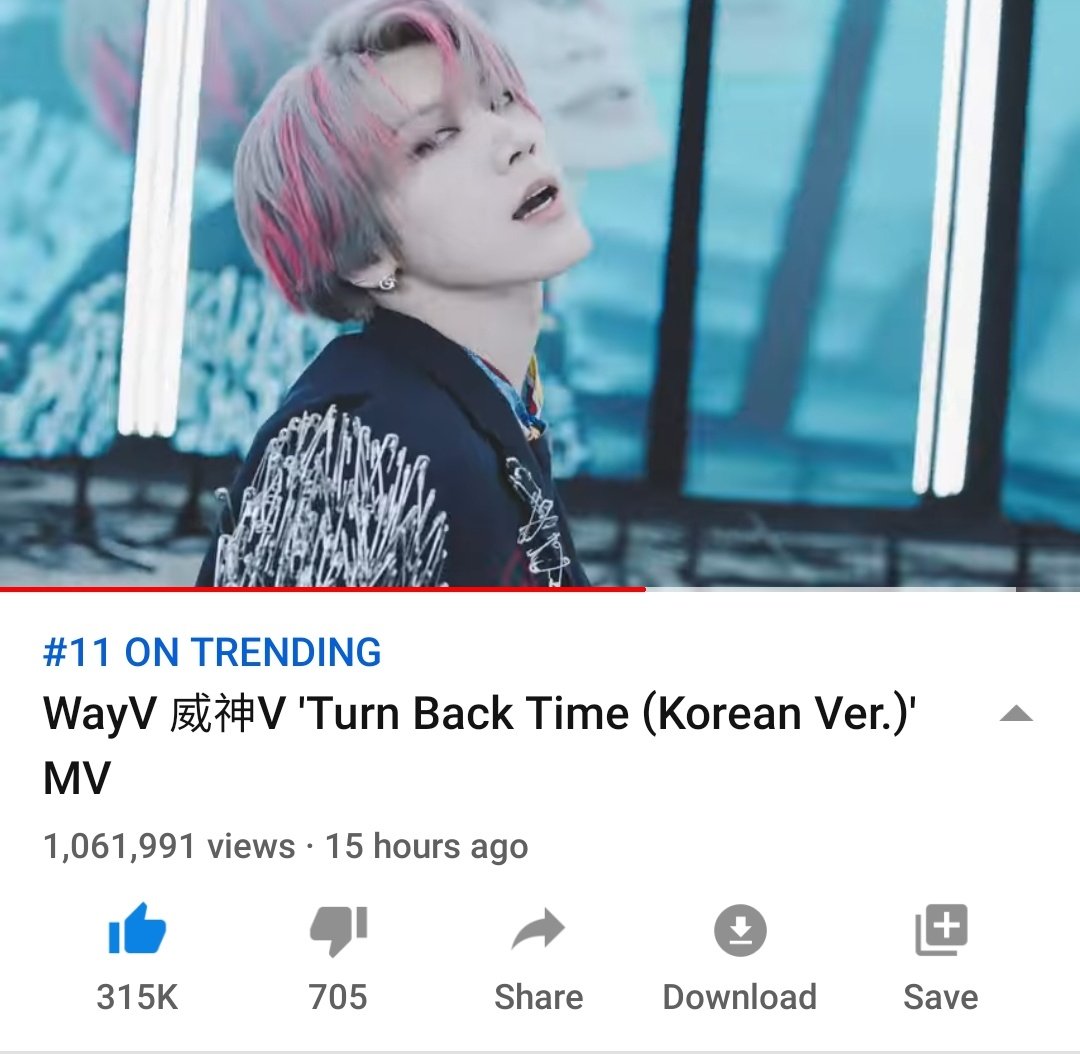 TENzenter's tweet photo. WayV 威神V 'Turn Back Time (Korean Ver.)' MV
has reached 1 Million Views and 315K Likes on Youtube

Like &amp; Share &amp; Comment for ‘TEN’
🔗https://t.co/k1qX2Rhp9s

#TurnBackTimeKoreanVer #KORver_WayVTurnBackTime #WayV  #เตนล์ #TEN #TENChittaphon #李永钦 #텐 https://t.co/sxsPlTeNGT