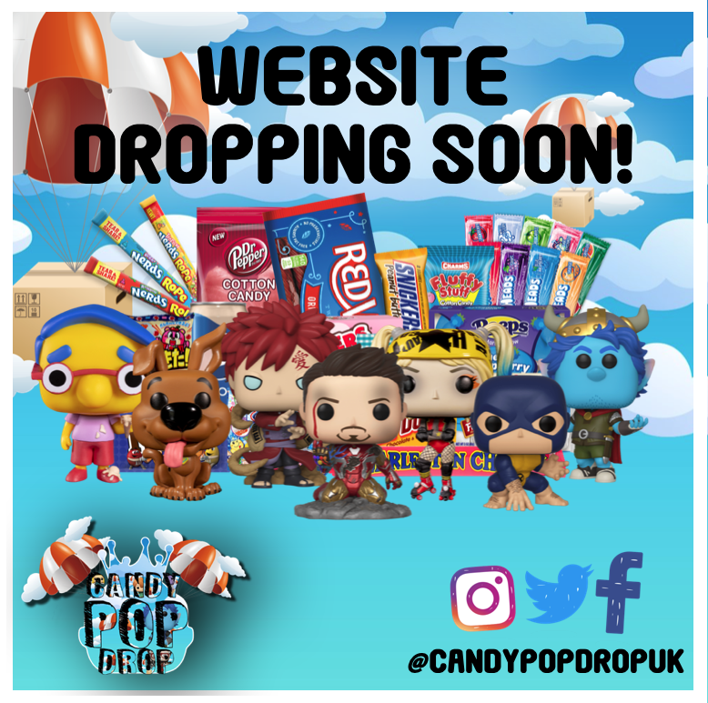 CandyPOPDropUK's tweet photo. Our website will be going LIVE shortly 🥳

#Funkopop #Funkopops #Mysterybox #Candy #Marvel #Dc #Disney #Animation #ComingSoon #Funkobox #FreeReturns #July #CandyPopDropUK https://t.co/noUkFn8UHM
