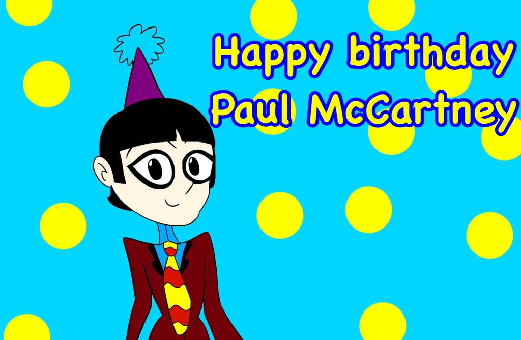 Happy birthday Paul mccartney     