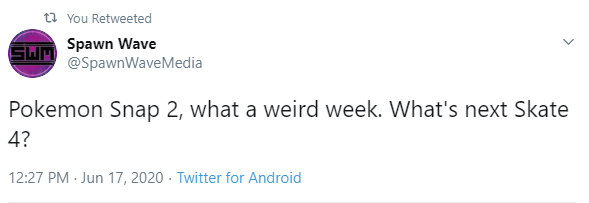 WebDesigner1400's tweet photo. @SpawnWaveMedia We did it! We spoke it into existence Skate 4 or whatever the title is we are getting a new Skate! https://t.co/WJHwRHikxG