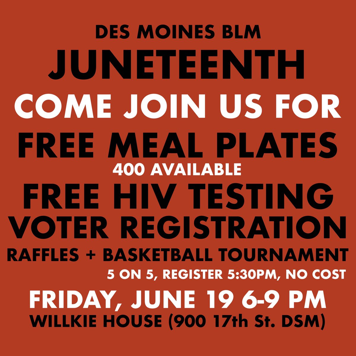 DSM Black Liberation Movement tweet media