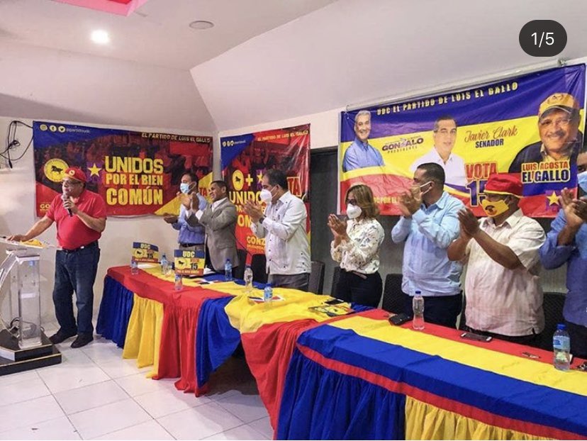 IngMarthaM's tweet photo. Gracias al @partidoUDC y su presidente Luis Acosta El Gallo, por proclamarnos como su candidata diputada en la circunscripción 2 de puerto plata.
¡El 5 de julio ganaremos todos!
...
#MarthaDiputada
#udc
#luiselgallo
#porelbiencomun
#luiselgalloudc
#vota15 https://t.co/GP0LgRmq7B