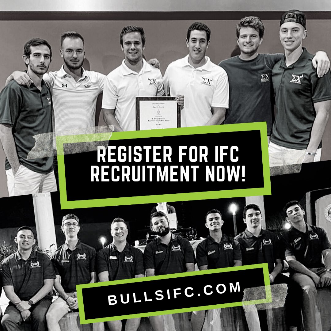 Fall 2020 IFC Recruitment is OPEN NOW. What are you waiting for?? Sign up today. Link in bio!