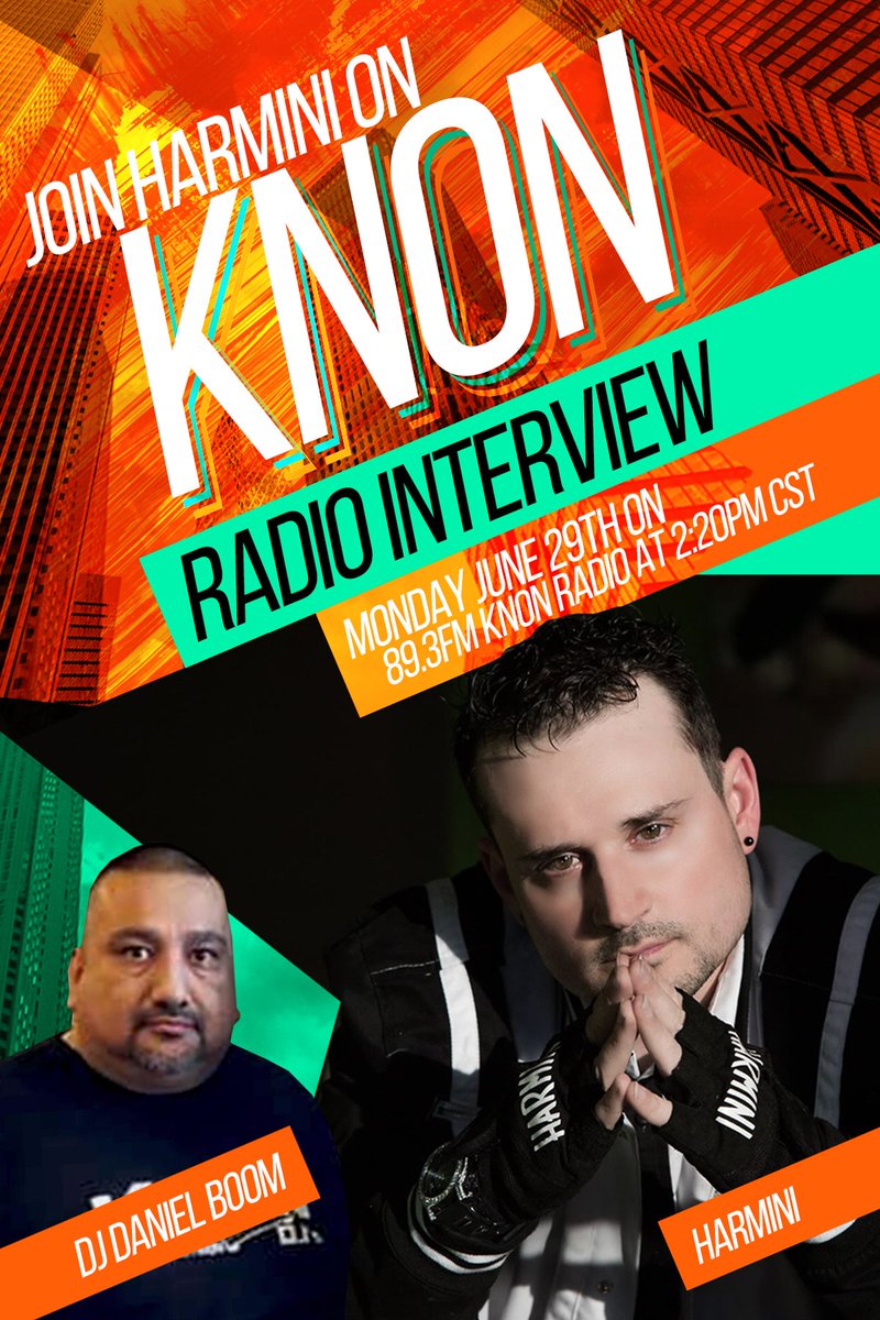 Harmini731's tweet photo. I'm about to go in on 89.3FM KNON RADIO Monday June 29th at 2:20pm (CST). Save the date/time & Tune In!
#Harmini #Chh #knon #radio #Entertainment #Music #Interview #hiohop #rap #truthmusic #MusicLov3rz #MusicNews #musiclovers #MusicMonday https://t.co/Icp2D2OJTH