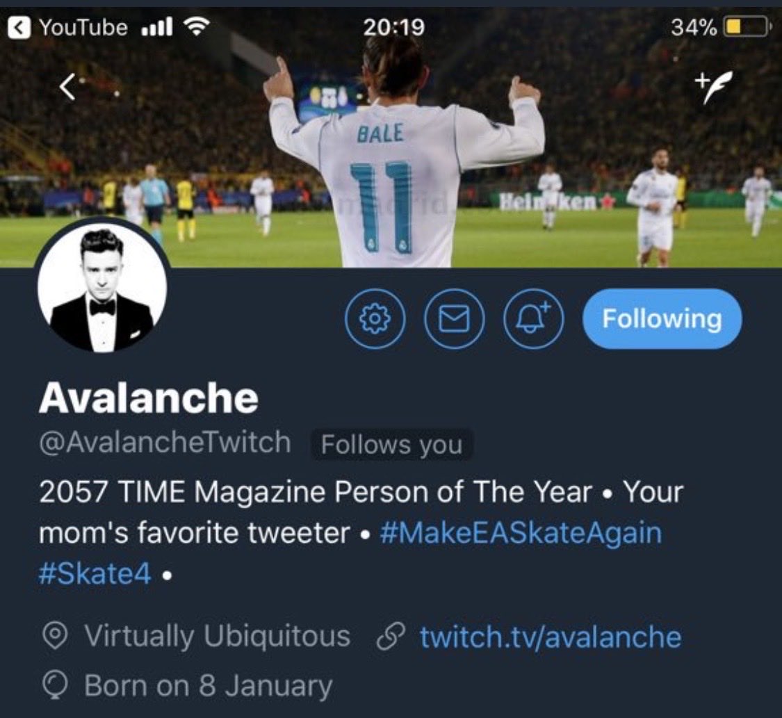UZAlR's tweet photo. @Avalanche100T #MakeEASkateAgain https://t.co/DaSlzDfluH
