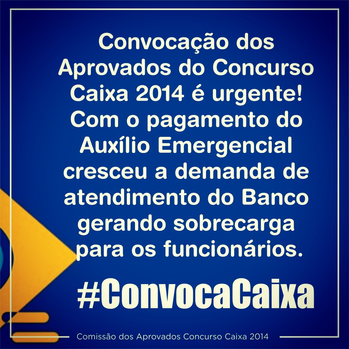 AprovadosPetro's tweet photo. @JornalOGlobo Acabaram as filas nas agências e agora a espera é no Aplicativo Caixa Tem!

#ConvocaCaixa @Caixa
@jairbolsonaro @CacaLeao @MPTDFTO @monicabergamo @UOLNoticias @MinCidadania @MinEconomia @correio @CNNBrasil @g1 @BandNews @erikakokay @ZeRicardoAM @davialcolumbre @RodrigoMaia https://t.co/nBwtPKyEaz