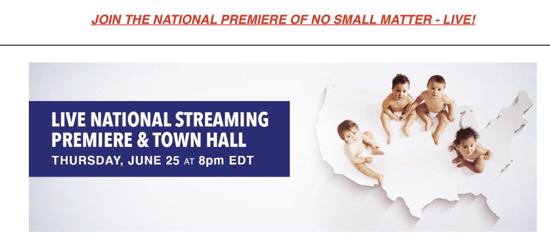 SarahAseltine's tweet photo. No Small Matter-Free Live National Streaming! June 25th at 8pm. If interested be sure to register @ https://t.co/sry3hHToji
@MadisonSD69 @SkokieSD69 @D69CommSchools https://t.co/S3rb3AB9mG