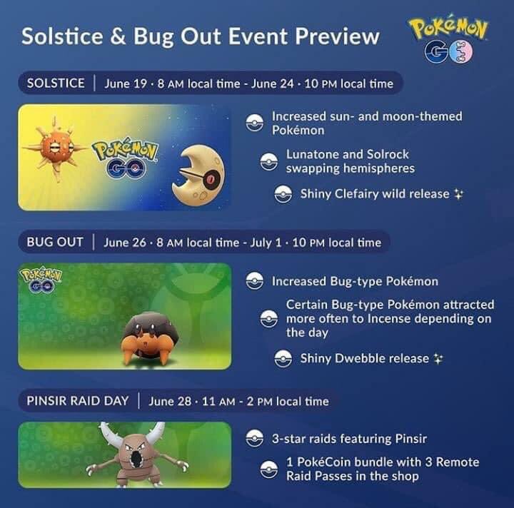 Pokemon Go Shiny Hq Solstice Event Has Begun In Nz Australia And Japan Large Clefairy Nest In Australia 37 145 Shiny Clefairy Arrives And Lunatone And Solrock Will Be Changing Regions