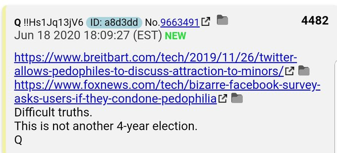 30.  #QAnon "The Pedagogical Centre in Berlin was established in 1965 by Mayor of Berlin Willy Brandt of the Social Democratic Party. The adult ed dir at the Centre argued that sex w children was crucial to healthy development.."  https://www.breitbart.com/tech/2019/11/26/twitter-allows-pedophiles-to-discuss-attraction-to-minors/ https://www.foxnews.com/tech/bizarre-facebook-survey-asks-users-if-they-condone-pedophilia