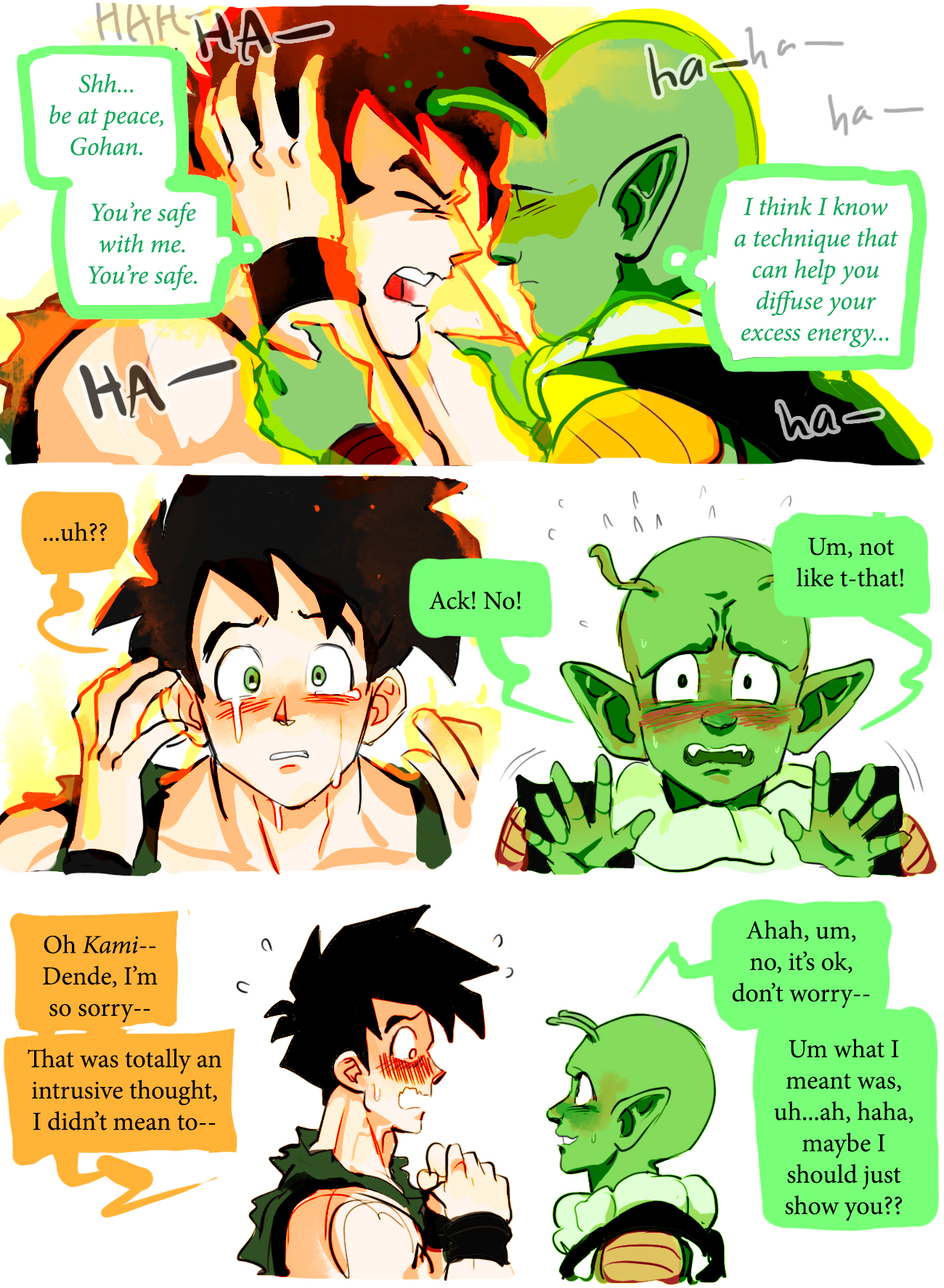 pics Gohan X Dende dbz gohan at the end of cell saga