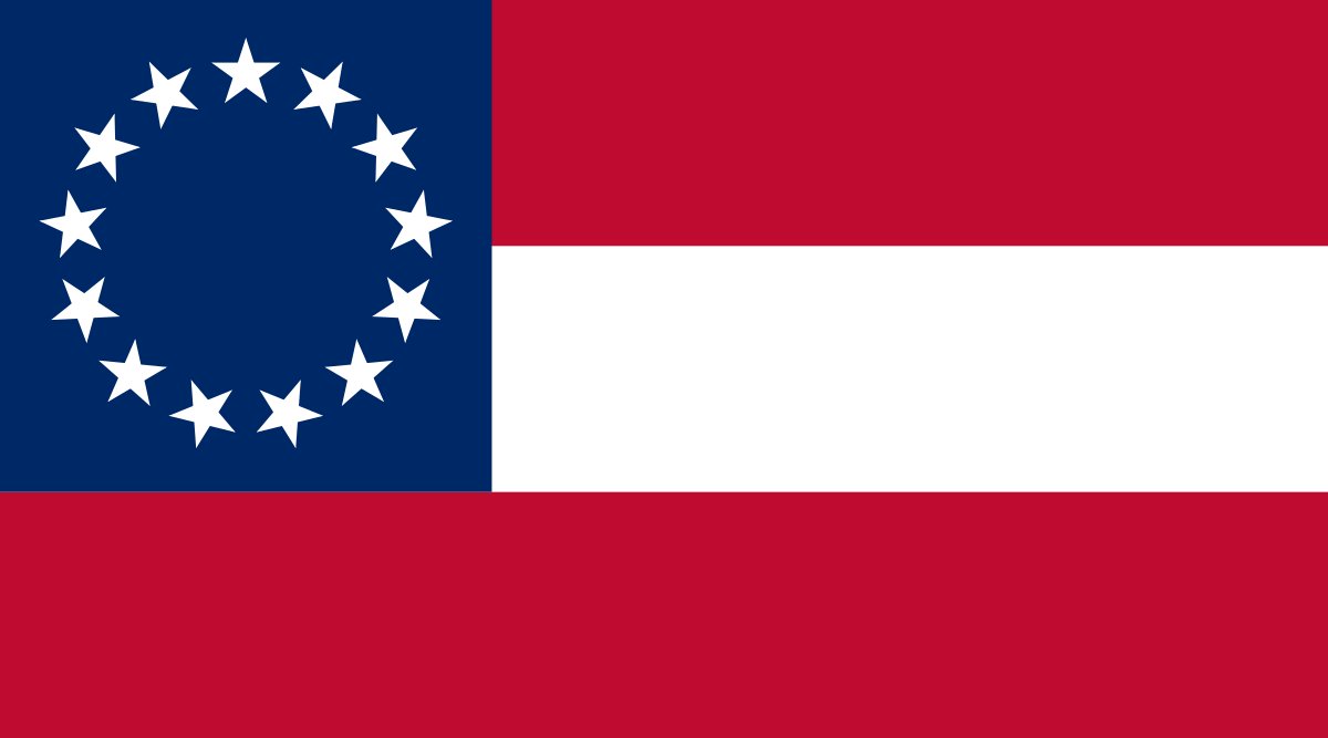 You know who else should change their flag? The state of Georgia. Their flag is a virtual carbon copy of the first national flag of the Confederacy. See below.Flag 1 - Georgia State FlagFlag 2 - First National Flag of the ConfederacyFact check me.  https://en.m.wikipedia.org/wiki/Flags_of_the_Confederate_States_of_America