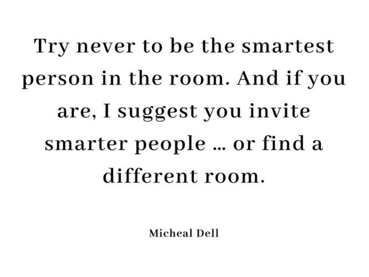 Surround yourself with people who challenge you and inspire you to grow! There’s always something we can be learning to be better teachers, better leaders, and better human beings. #edchat