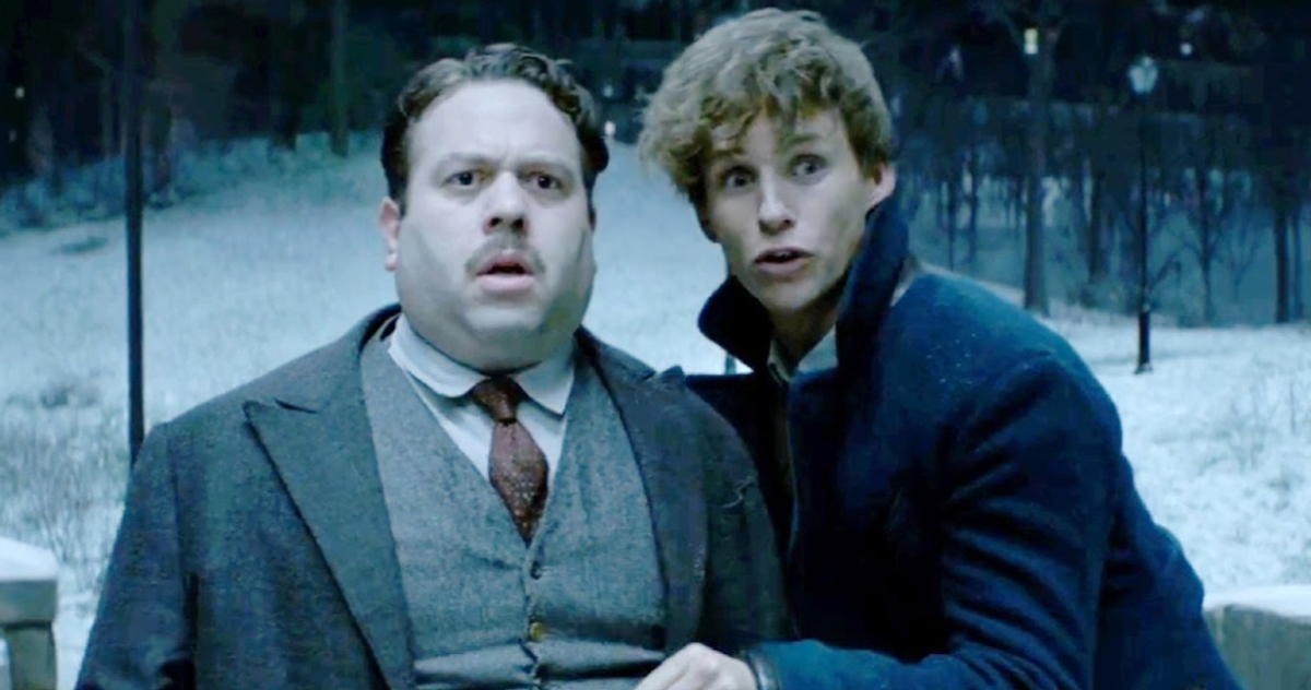 Dan Fogler (Jacob Kawolski) said the third movie is "bigger than the first two combined."  @jk_rowling had to describe it in three words and she said: "Answers are given".