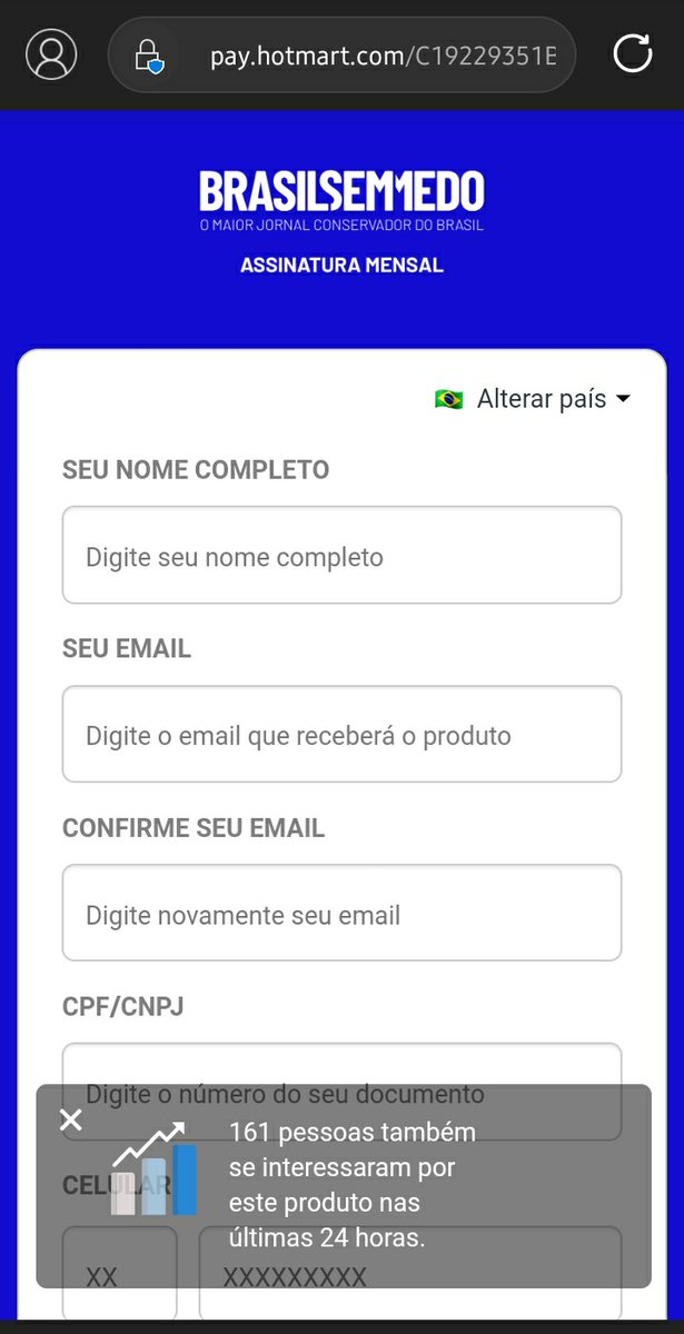 slpng_giantsPR's tweet photo. Oi @hotmart, tudo certo? Esperamos que sim. Para que todo mundo fique bem é necessário parar a desinformação, principalmente numa pandemia. Que tal deixar de irrigar o negacionismo científico pela plataforma?

#AbsurdosBsM
#SleepingGiantsBrasil https://t.co/59dK85j795