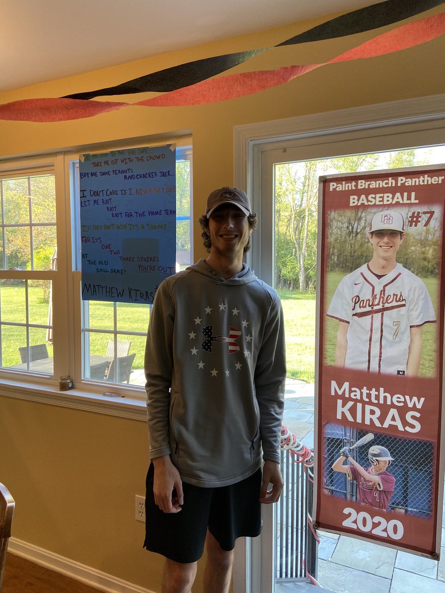 pbhs_sports's tweet photo. Congratulations to Matthew Kiras '2020. He is the recipient of the Walter Hardy Scholarship!  I know that Coach Hardy would have loved Matthew as a Panther! #WalterHardyFoundation #LiveGiveLove #WhoseBetterThanYou @MCPSAthletics @mcpsAD https://t.co/6Iodmw5JQl