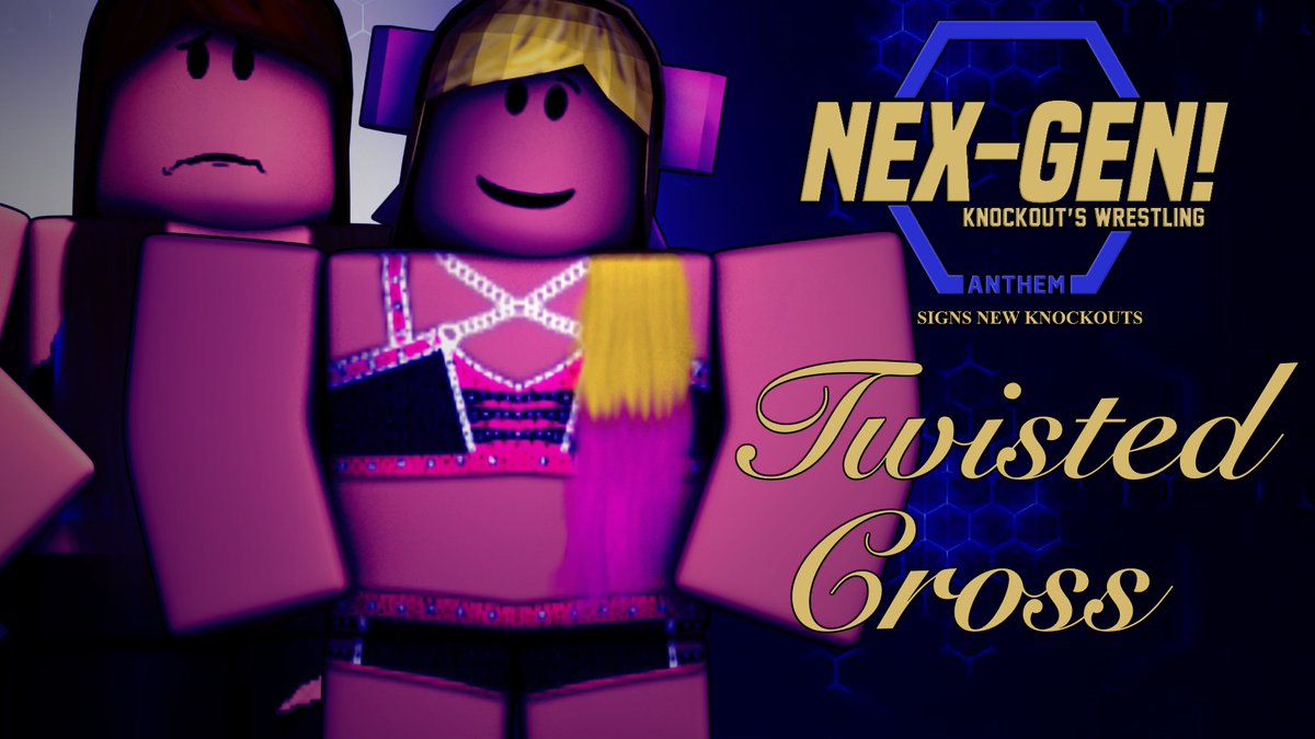 NGKWRoblox's tweet photo. !! NEW SIGNING !!

A new tag team has arrived! - Twisted Cross (@LivRoycee &amp; #NickyCross) officially sign with NGKW!

Could these women be after the Tag Team Championships held by Casha Banks!? 

#NGKW https://t.co/uTIGti9Hp1