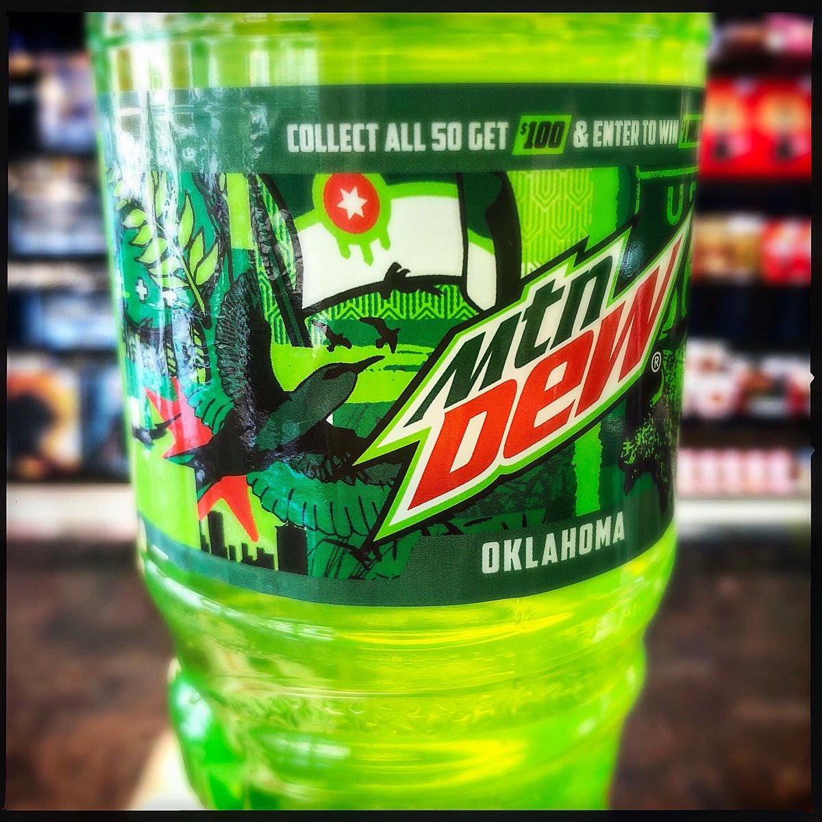 Found my home state! @MountainDew #dewnited #oklahoma