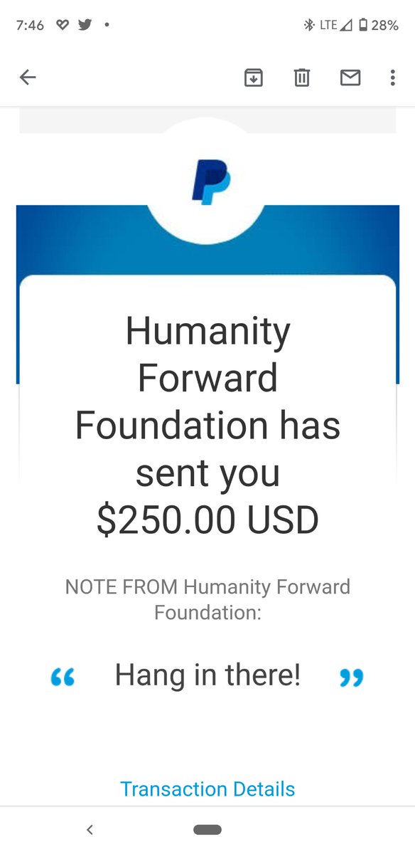Jax36562580's tweet image. Omg thank you so much @AndrewYang and humanity forward team! I honestly almost thought the text was fake.. here&apos;s receipts, I&apos;m legit crying rn. We were running so low on food.. #YangGang  #humanityforward