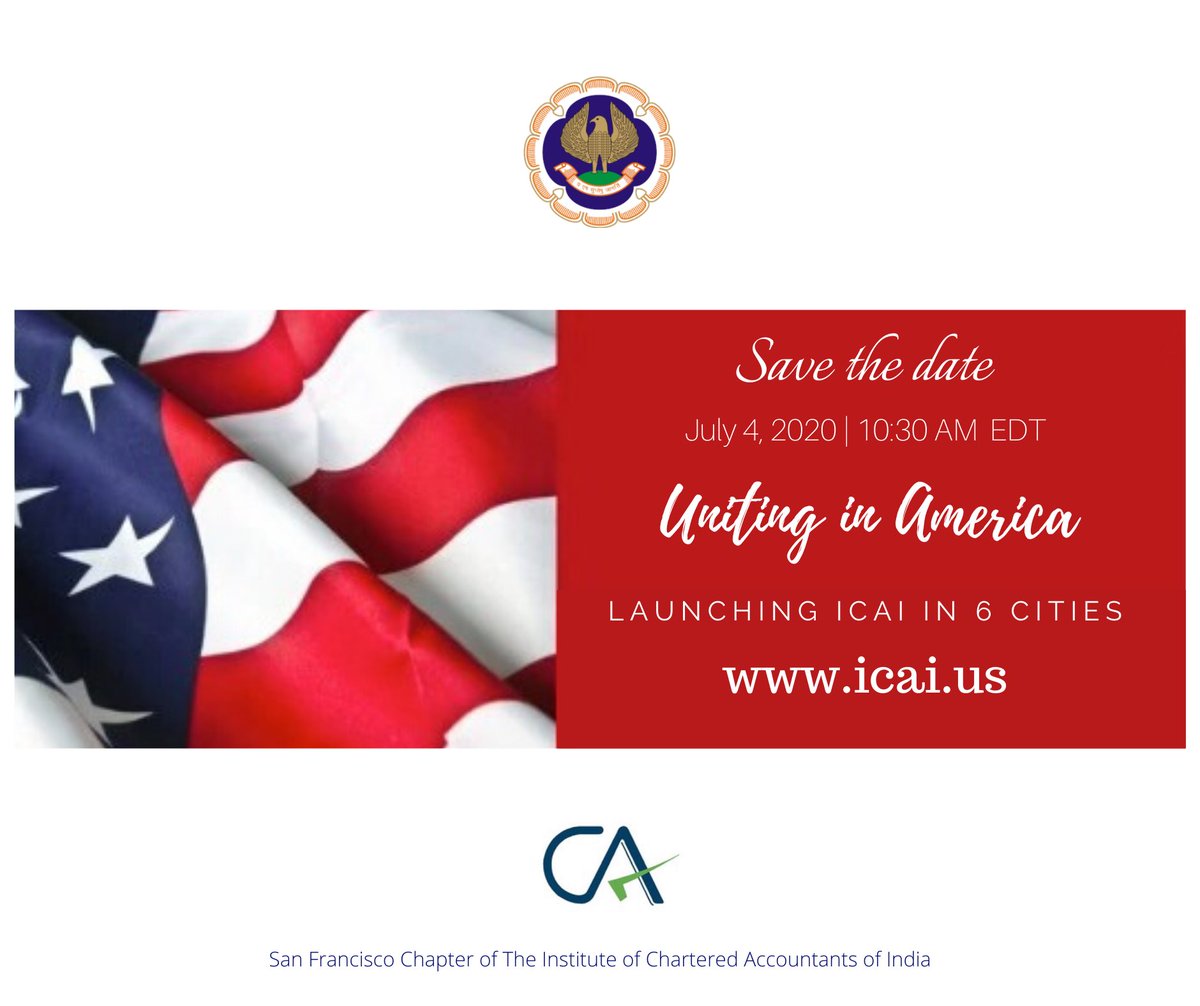 icaisfo's tweet photo. Team ICAI San Francisco is proud to be involved in launching @theicai Representative Offices in #Chicago, #Dallas, #Houston, #NewEngland and #WashingtonDC๐๐ @icaiusa #CommittedAchievers #CharteredAccountants https://t.co/nRU82iEgZT https://t.co/YWhOhA1jok