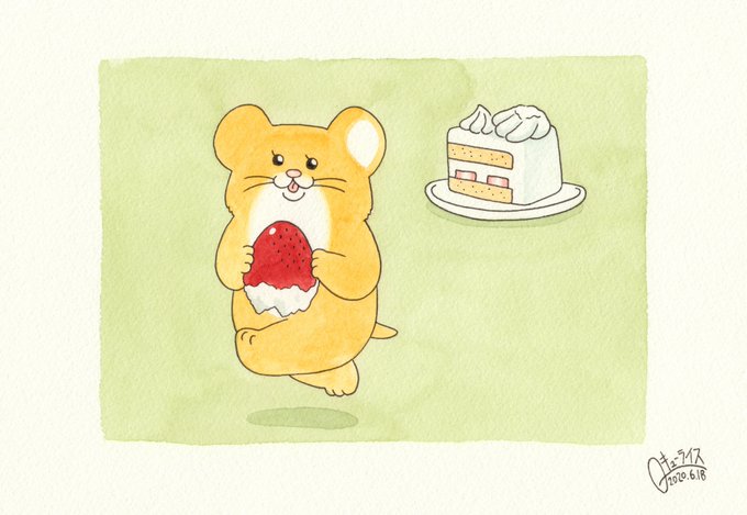 「cake slice looking at viewer」 illustration images(Popular)