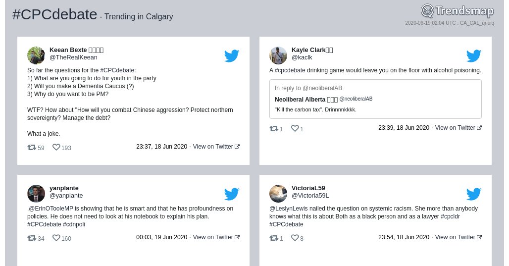 #cpcdebate is now trending in #Calgary

trendsmap.com/r/CA_CAL_qriuiq