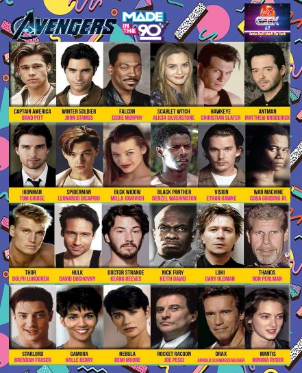 RichAndrewPhoto's tweet photo. If The Avengers and #MCU was made in the 90's 👌🔥
@perlmutations would have made an AMAZING Thanos!
What do you think of the lineup?

#Marvel #Avengers #AvengersAssemble #marvelcomics #marvelinthe90s #comic #comics #film #Heroes #Superheroes #movies #podcasts #bloggers #blogger https://t.co/xJAaPAlrvC