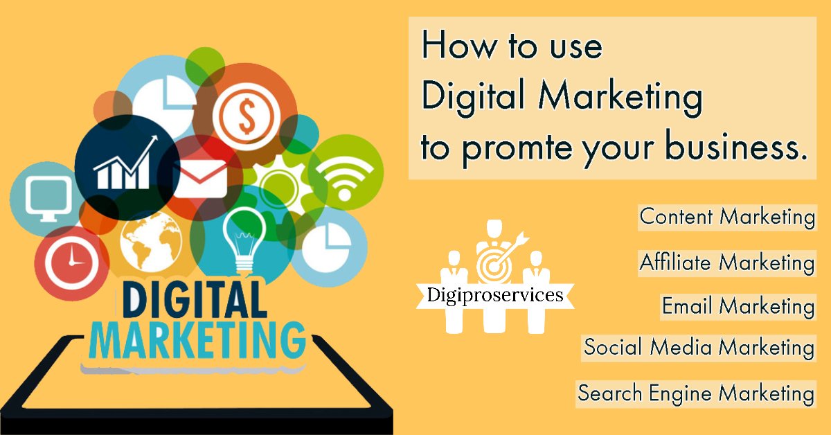 digiproservices's tweet photo. There are many ways to #promote your #business using #digital_marketing. But first, you need to carry out an analysis on which platform is the best for your Business model. To know more in detail #visit_here: https://t.co/fhBrM3YROR. https://t.co/NNiMiyvEGf