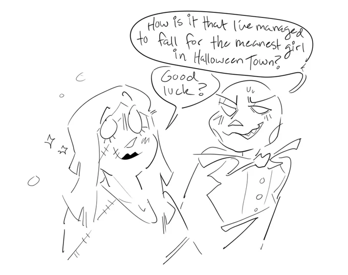 [3/3] in conclusion jack skellington deserves to be bullied and sally is here to help. goodnight. 