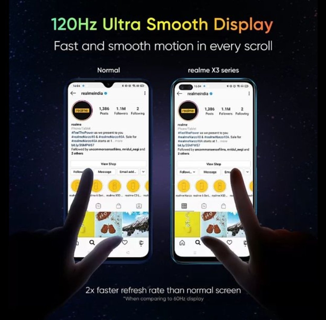 TechEVOLV_TE's tweet image. Both Realme X3 Series coming with 30W Dart Charging
#Snapdragon855Plus and #120Hz
refresh Rate and #64MPQuadCamera
#realme #realmex3 #realmex3superzoom