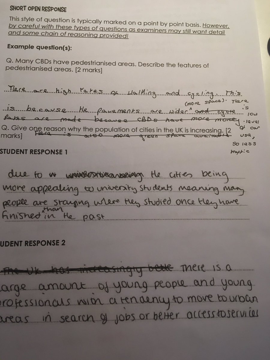 Mrs_Geography's tweet image. YR10 Practicing their exam technique for the topic urban &amp;amp; rural this week, using my @youtube channel master class sessions via #HomeLearningUK. Providing a great opportunity to retrieve and consolidate previous learning, since we covered this topic back in YR9 @greenbankhs