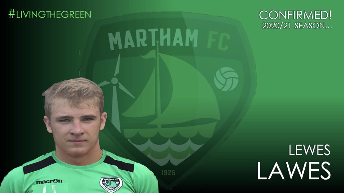 MarthamFC1's tweet photo. ✍️ | Players Re-signed

Stay tuned for more announcements in the coming days, building on the big news that these 3 have re-signed with the club ahead of the 2020/21 @AnglianCom season!

#LivingTheGreen⚽️💚 https://t.co/CrHwCNHI2s