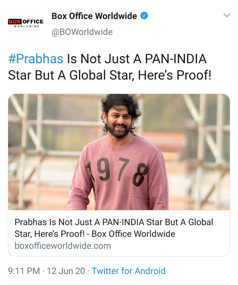 • Zee TV : Mega star Prabhas, 10x Bada Superstar• He is equal to five stars - Kapilsharma• Not just Pan India star but a Global star - BOW #Prabhas 