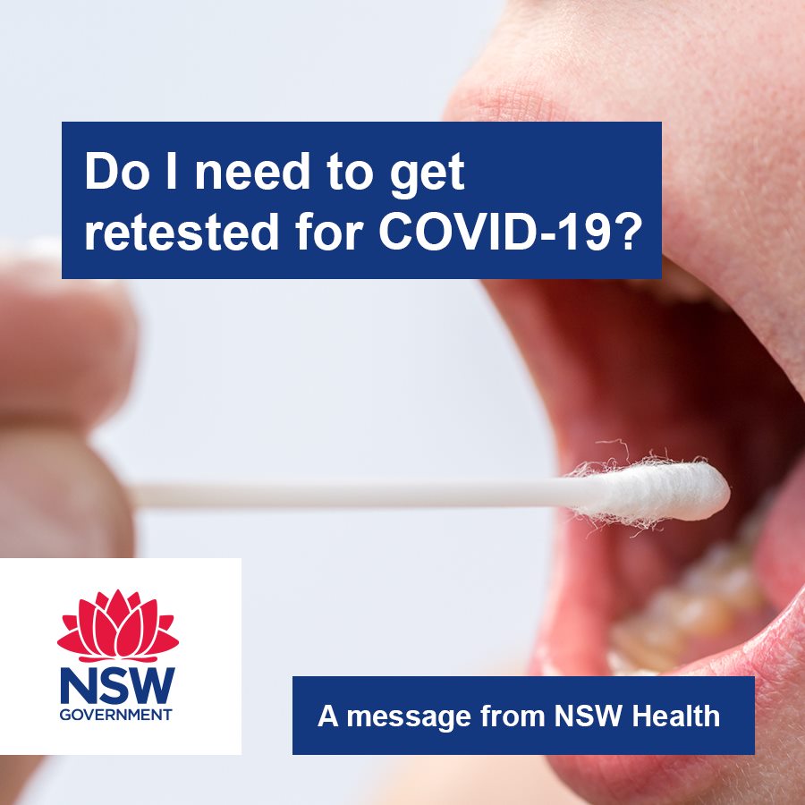 SEastSydHealth's tweet image. GOT SYMPTOMS? GET TESTED | Even if your first test result was negative, it only means you did not have #COVID19 at the time of testing. It does not mean you will not get COVID-19. If you experience symptoms again, please get tested.

For a clinic near you nsw.gov.au/COVID-19