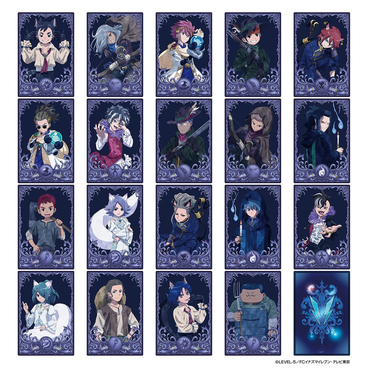 タカラトミー Pa Twitter 人狼好きなひとーーっ イナズマイレブンのエンディングイラストを使用した 人狼ゲーム を8月7日に発売します ᐞ ﾉ お気に入りのキャラクターたちで人狼するもよし カードとし観賞用に保管してもよし 税込3300円です プレイ